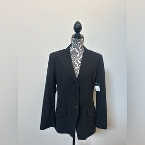 Norma Kamali Women’s Riding Jacket Blazer Black 16